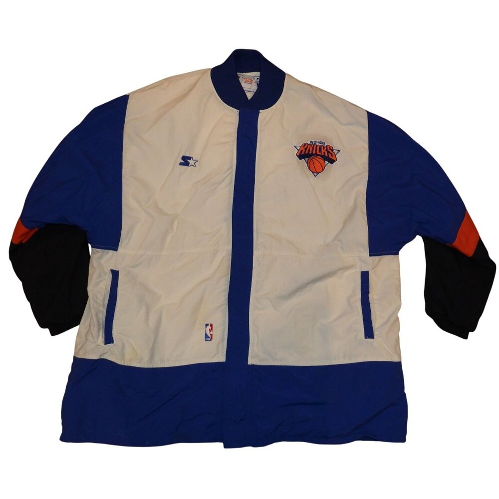 Vintage 1997-98 New York Knicks Starter Authentic Team Warm Up Jacket Men's 48